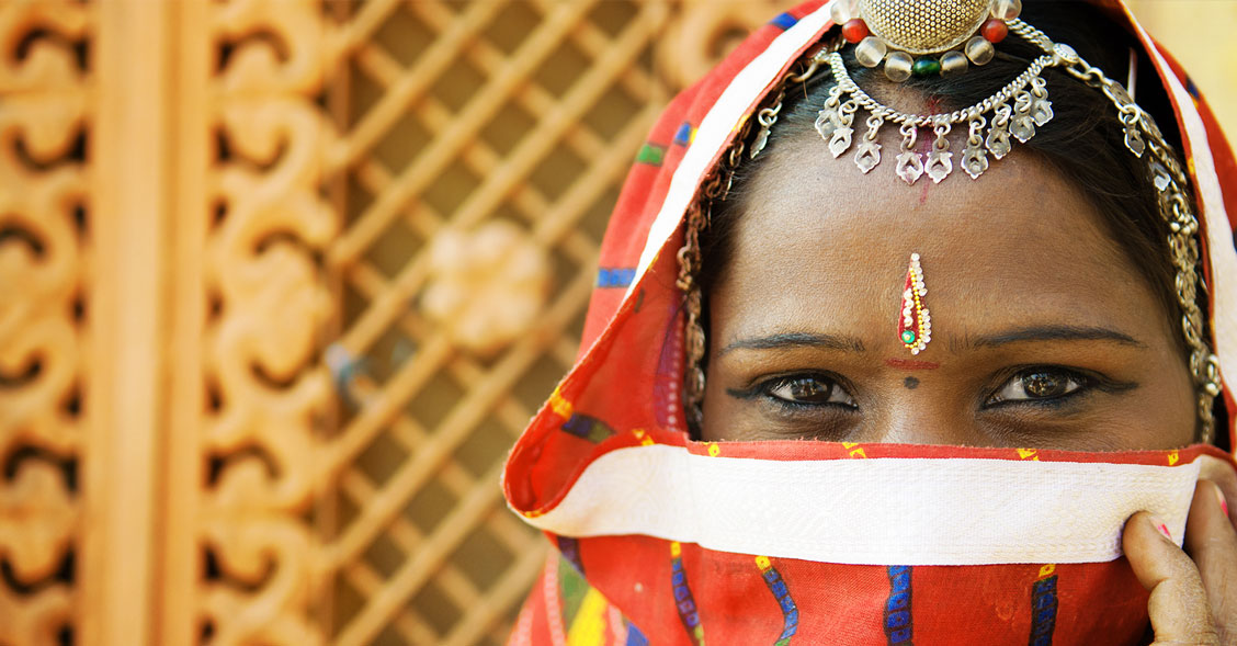 Traditional woman in india